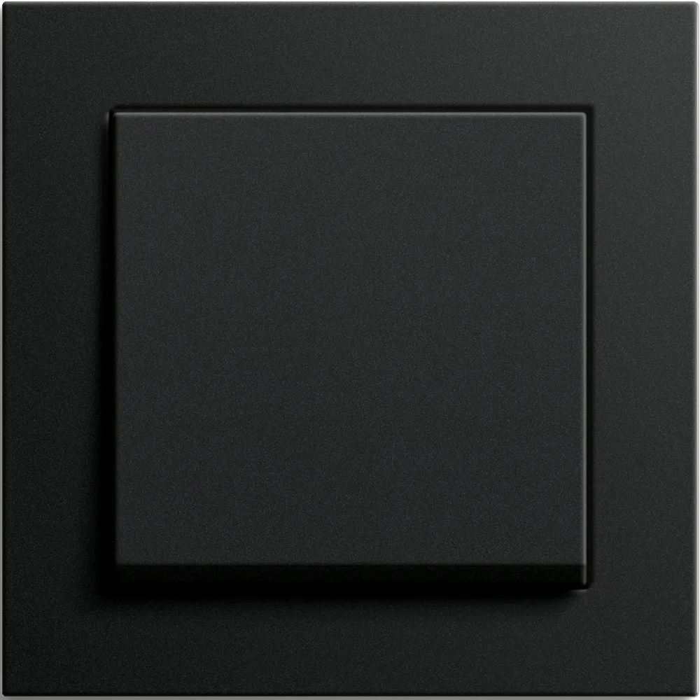 Abbildung des Schalters Gira E2, schwarz matt