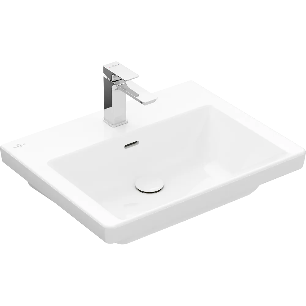 Abbildung des Waschbeckens Villeroy & Boch Subway 3.0, weiß alpin